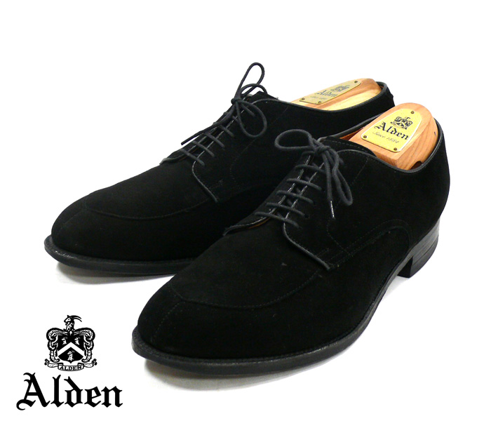 Alden - 【中古】オールデン ALDEN 54351 スエード Vチップ ドレス